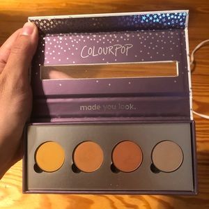 barely used, like new condition, custom colourpop eyeshadow palette